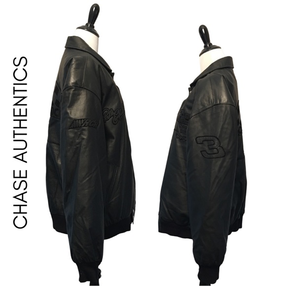 Chase Authentics Dale Earnhardt Leather Jacket - Picture 2 of 13